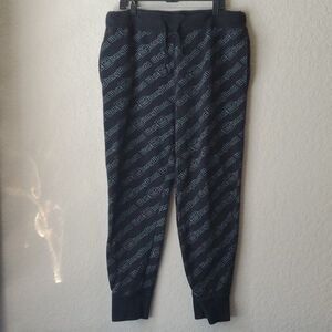 Disney Parks Walt Disney World All-Over Print Joggers Sweatpants Black US Size L
